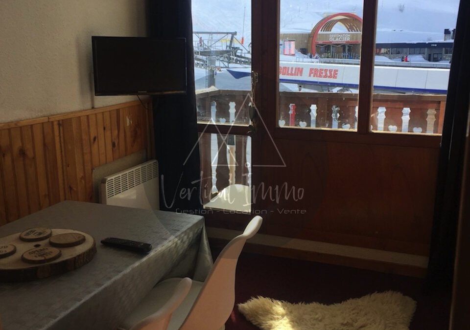 A VENDRE – Studio de 17,83 m2 – TIGNES Val Claret – Bâtiment Rond Point des Pistes – Ref 178RPPC