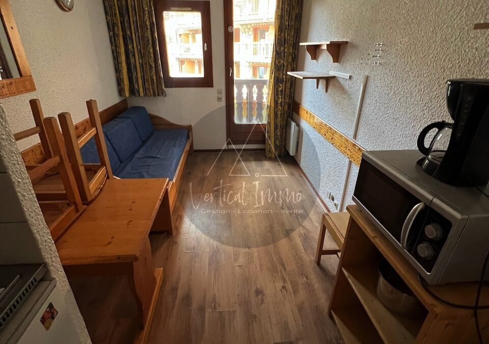 A VENDRE – Studio de 18,6 m2 – TIGNES Val Claret – Résidence Chalet Club IV – Ref 55CC4